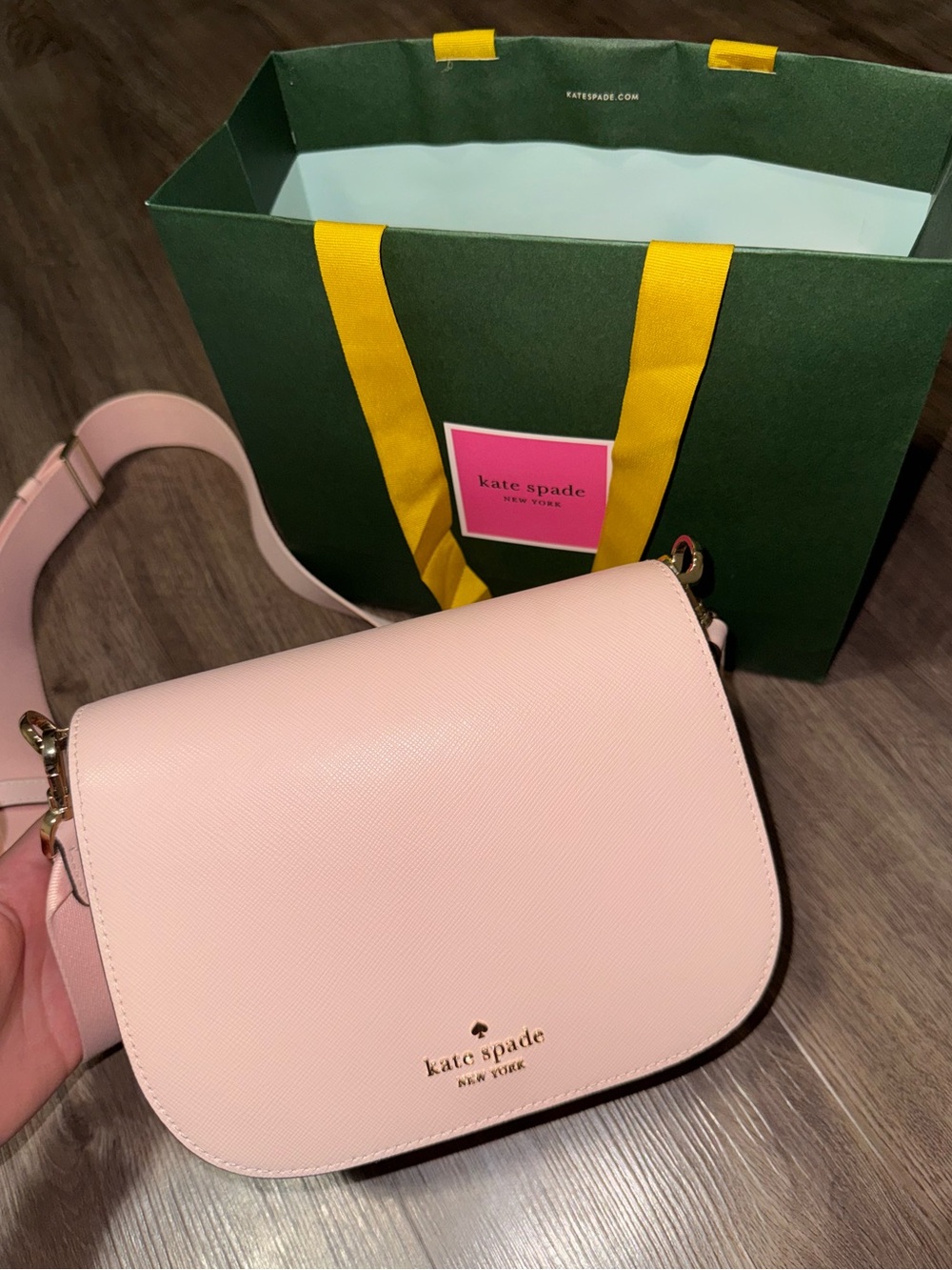Kate Spade Madison Saffiano Leather
Saddle Bag